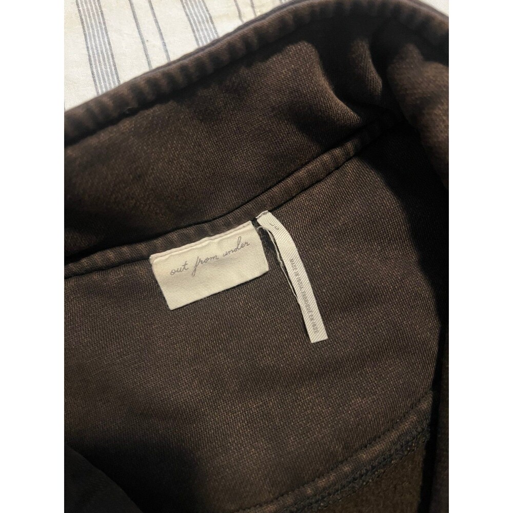 Urban Outfitters Out from Under 1/4 Zip Cropped Sweatshirt Women’s Size Large - Picture 11 of 12